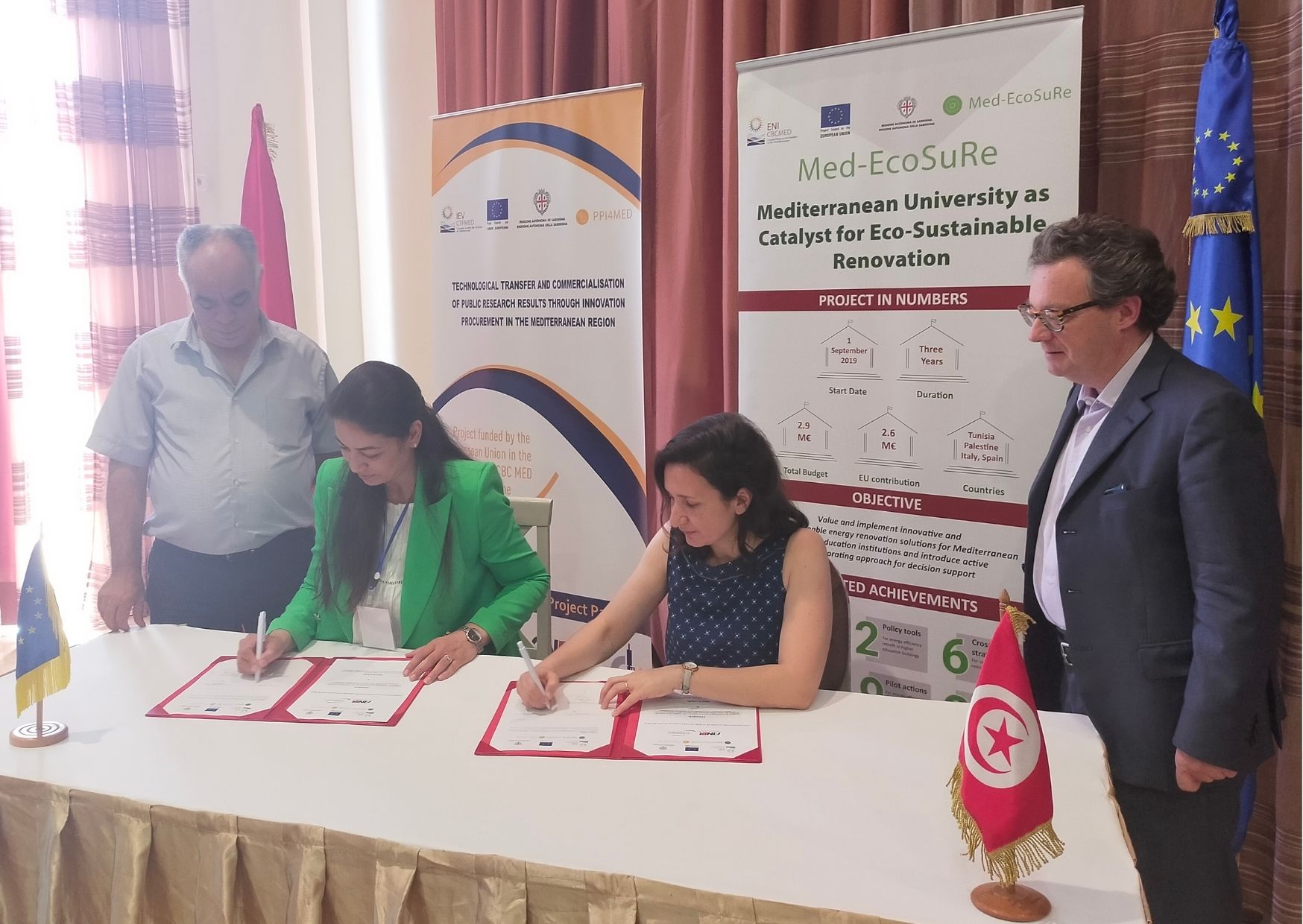 Read more about the article Med-EcoSuRe & PPI4MED team up for technological development and innovation in Tunisia